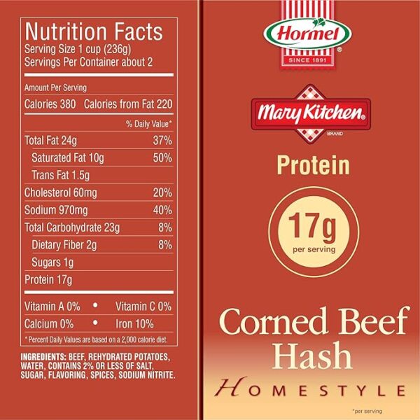 Mary Kitchen Hash Corned Beef Hash 14 oz (8 Pack) - Image 3