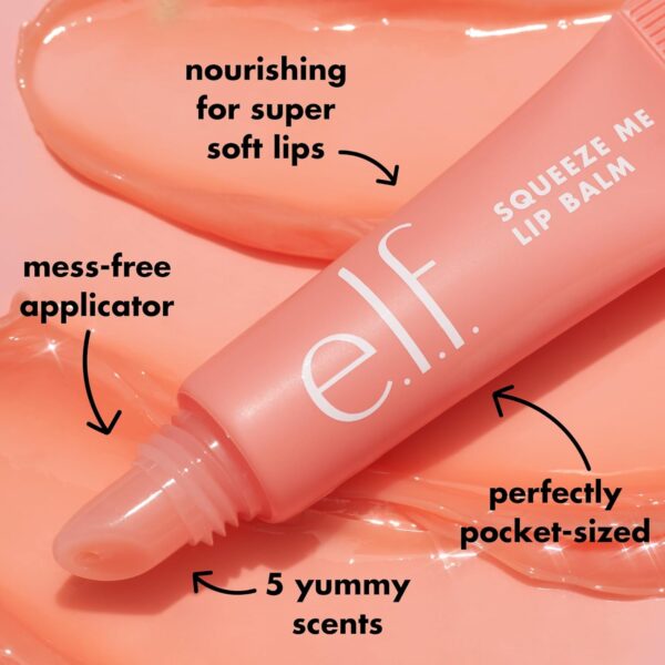 e.l.f. Squeeze Me Lip Balm, Moisturizing Lip Balm For A Sheer Tint Of Color, Infused With Hyaluronic Acid, Vegan & Cruelty-free - Image 4