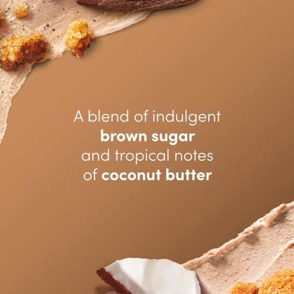Dove Brown Sugar and Coconut Body Scrub Exfoliates and Deeply Nourishes for Smooth, Radiant Skin 15oz - Image 4
