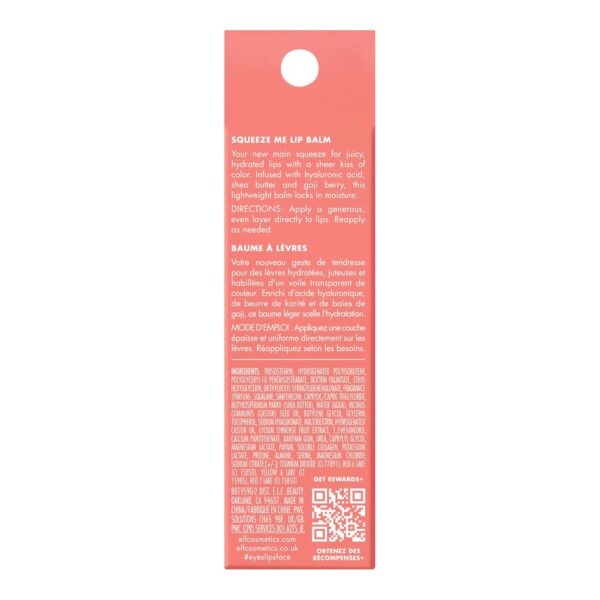 e.l.f. Squeeze Me Lip Balm, Moisturizing Lip Balm For A Sheer Tint Of Color, Infused With Hyaluronic Acid, Vegan & Cruelty-free - Image 6