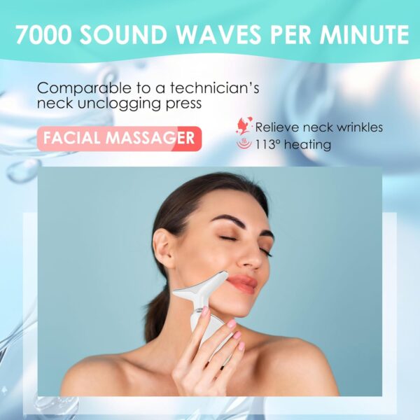 Facial Massager Red-Light-Therapy-for-Face and Neck, Face sculpting Wand with 7 Color - Image 6