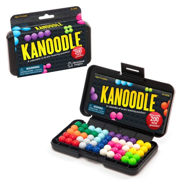 Educational Insights Kanoodle 3D Brain Teaser Puzzle for Ages 7+ Brain Games for Kids and Adults, Travel Games