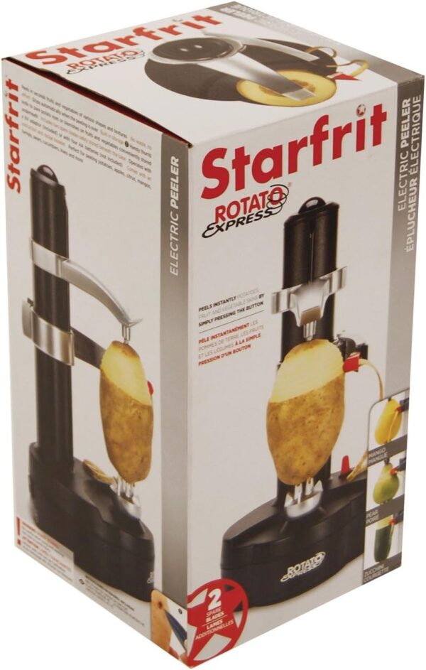 Starfrit 093209-006-BLCK Electric Rotato Express, Black - Image 5