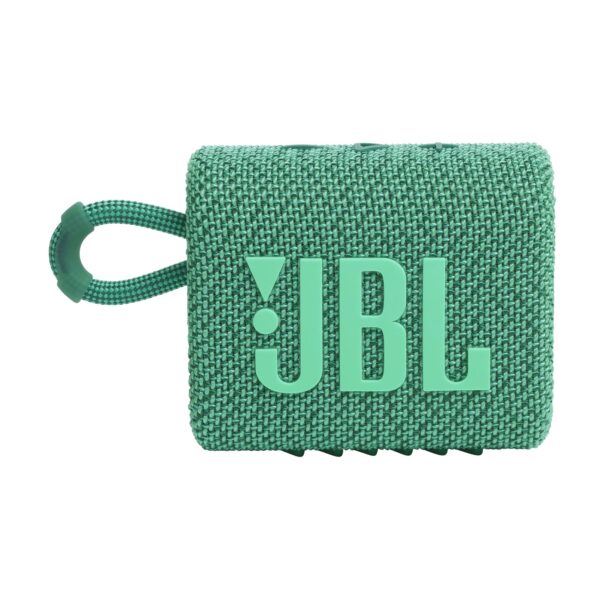 JBL Go 3 Eco - Portable Mini Bluetooth Speaker, big audio and punchy bass, IP67 waterproof and dustproof, 5 hours of playtime, Made in part with recycled materials (Eco Blue) - Image 57