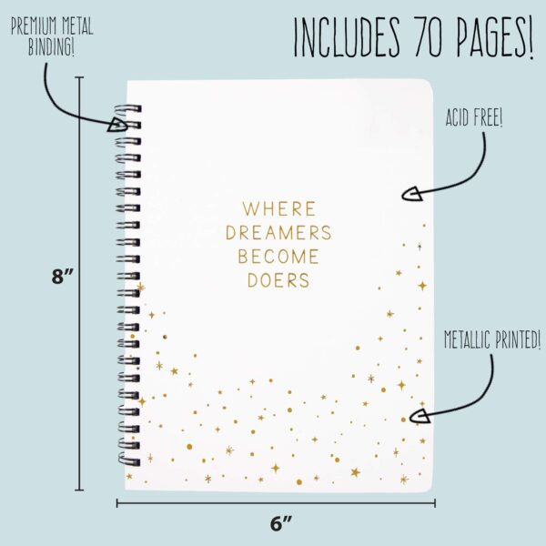 STMT D.I.Y. Dreamers Become Doers Journaling Set, Stationery Set, Bullet Journal Kit, Journaling Kit, Journals for Teen Girls, DIY Journal Set for Girls Ages - 8+ - Image 3