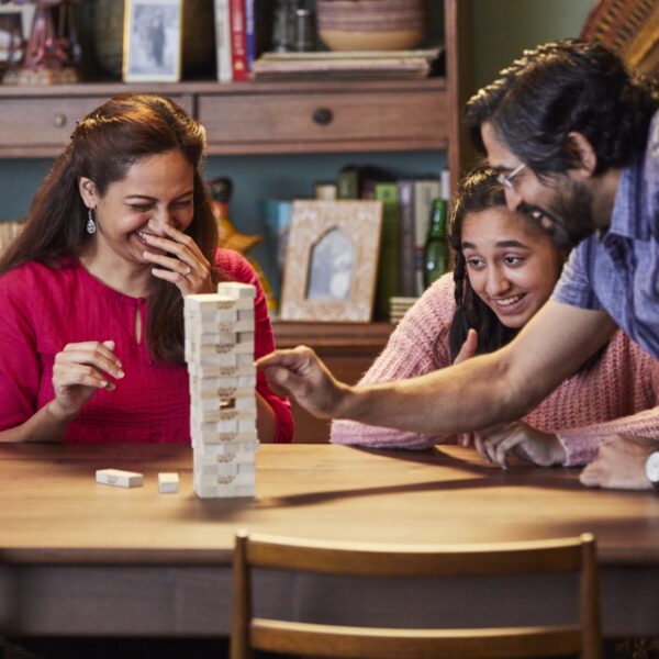 Jenga Game | The Original Wood Block Game with Genuine Hardwood Blocks | Stacking Tower Game | Ages 6+ | 1 or More Players | Party Games for Kids | Family Games - Image 5