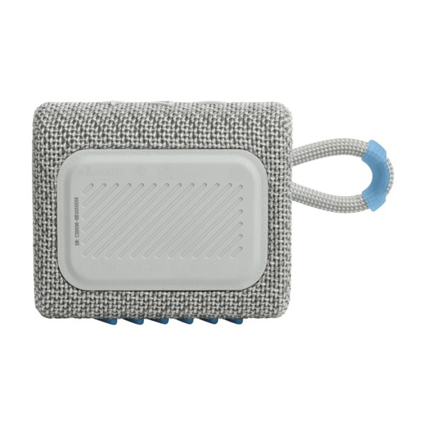 JBL Go 3 Eco - Portable Mini Bluetooth Speaker, big audio and punchy bass, IP67 waterproof and dustproof, 5 hours of playtime, Made in part with recycled materials (Eco Blue) - Image 75
