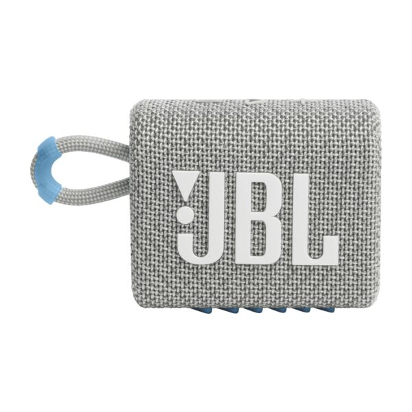 JBL Go 3 Eco - Portable Mini Bluetooth Speaker, big audio and punchy bass, IP67 waterproof and dustproof, 5 hours of playtime, Made in part with recycled materials (Eco Blue) - Image 73