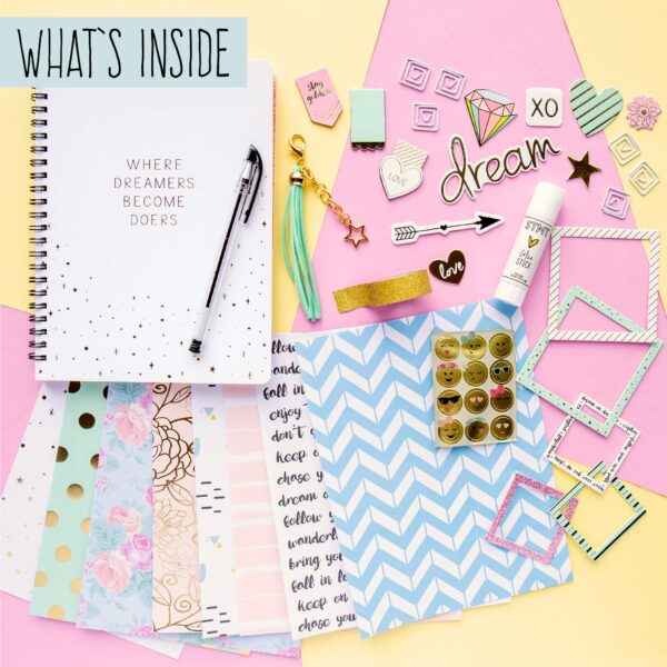 STMT D.I.Y. Dreamers Become Doers Journaling Set, Stationery Set, Bullet Journal Kit, Journaling Kit, Journals for Teen Girls, DIY Journal Set for Girls Ages - 8+ - Image 5