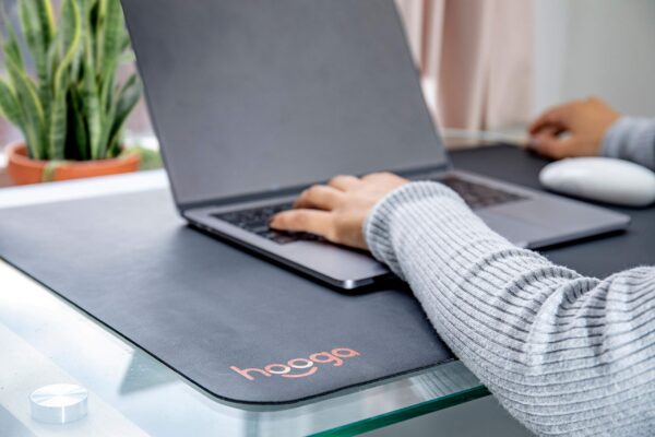 Hooga Grounding Mat for Sleep, Energy, Pain Relief, Inflammation, Balance, Wellness. Earth Connected Therapy. Indoor Grounding at Home, Office, Work. 15 Foot Cord Included. Conductive Carbon - Image 2