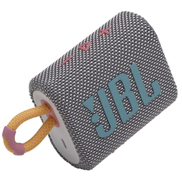 JBL Go 3 Eco - Portable Mini Bluetooth Speaker, big audio and punchy bass, IP67 waterproof and dustproof, 5 hours of playtime, Made in part with recycled materials (Eco Blue) - Image 32