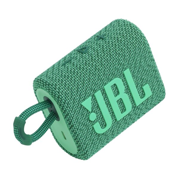 JBL Go 3 Eco - Portable Mini Bluetooth Speaker, big audio and punchy bass, IP67 waterproof and dustproof, 5 hours of playtime, Made in part with recycled materials (Eco Blue) - Image 56