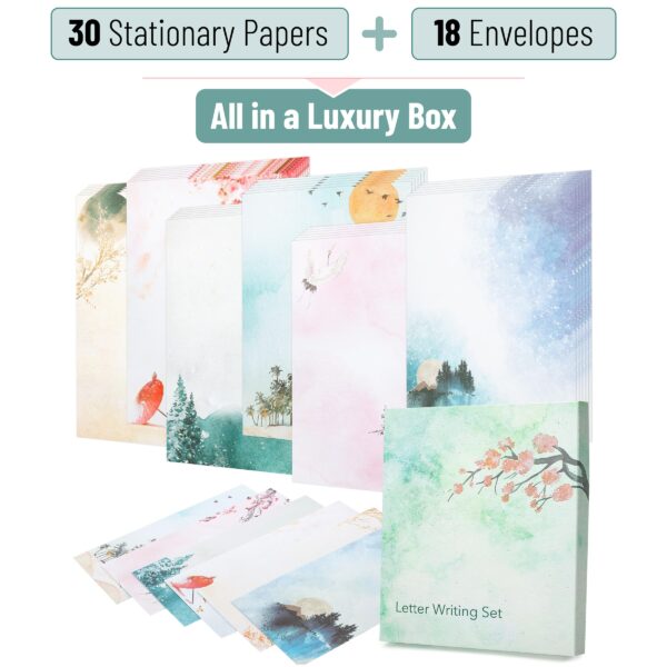 Mr. Pen- Stationery Writing Paper with Envelopes, 60 Letter Writing Paper with 30 Envelopes, Cute Stationary Set for Writing Letters, Stationary Paper, Writing Paper Stationary, Letter Set - Image 29