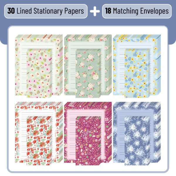 Mr. Pen- Stationery Writing Paper with Envelopes, 60 Letter Writing Paper with 30 Envelopes, Cute Stationary Set for Writing Letters, Stationary Paper, Writing Paper Stationary, Letter Set - Image 16